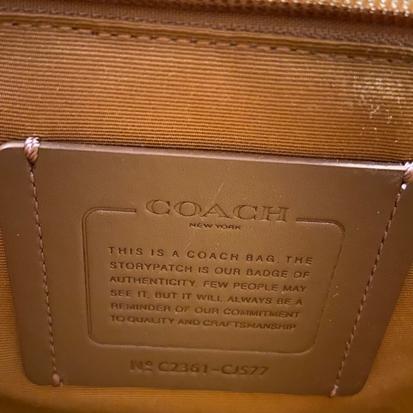 Coach leather backpack - Picture 2 of 7
